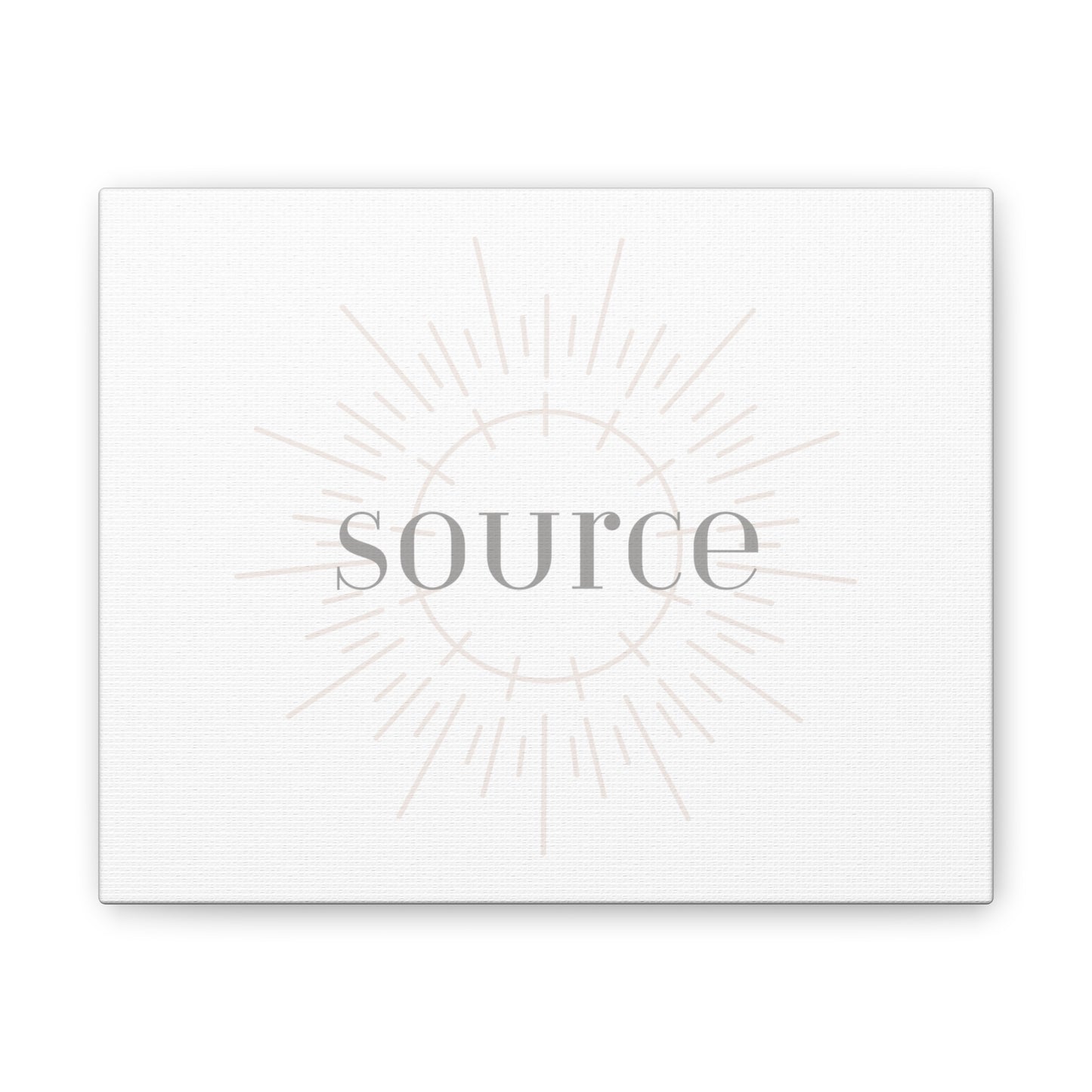 Source Stretched Canvas
