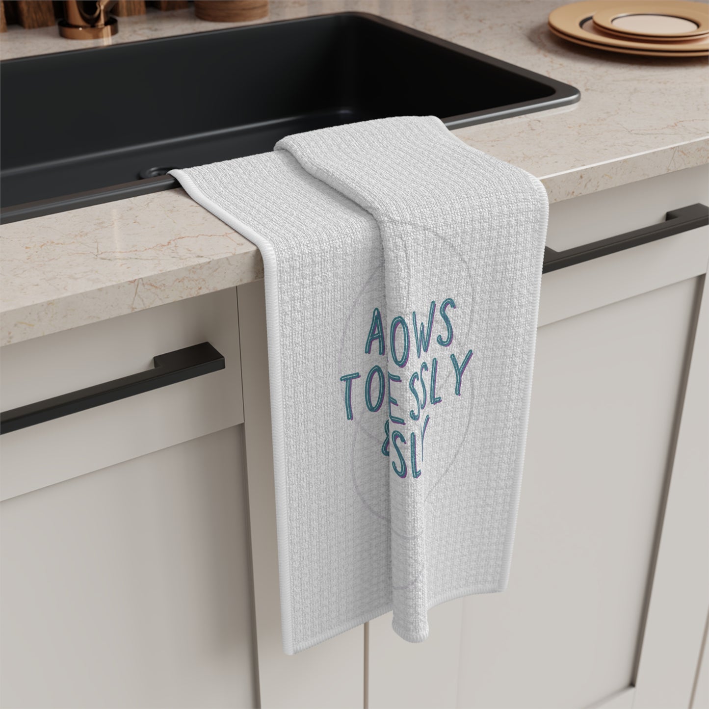 Abundance Affirmation Microfiber Tea Towel