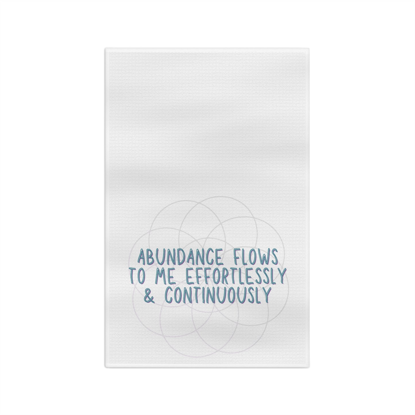 Abundance Affirmation Microfiber Tea Towel