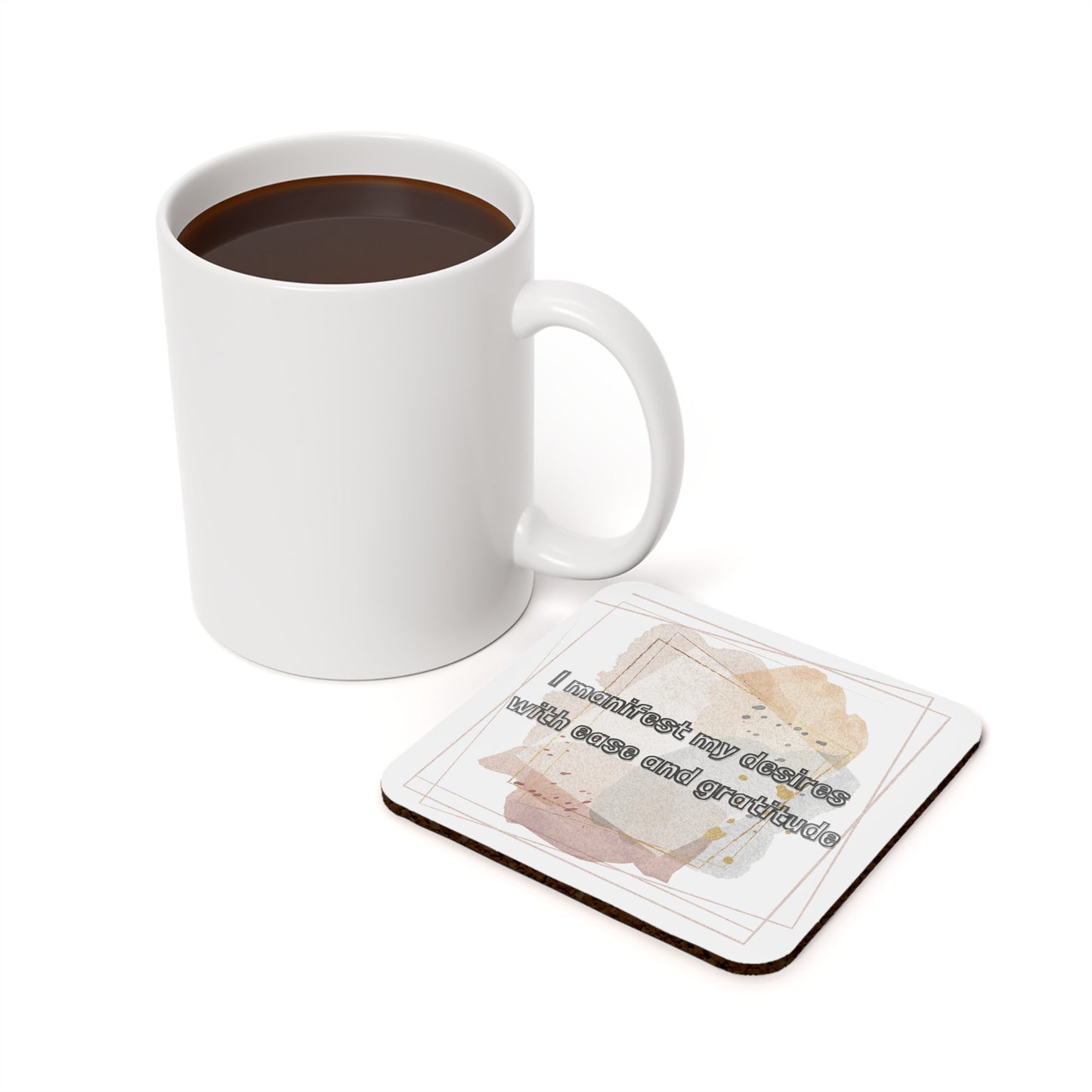 Gratiude Cork Back Coaster