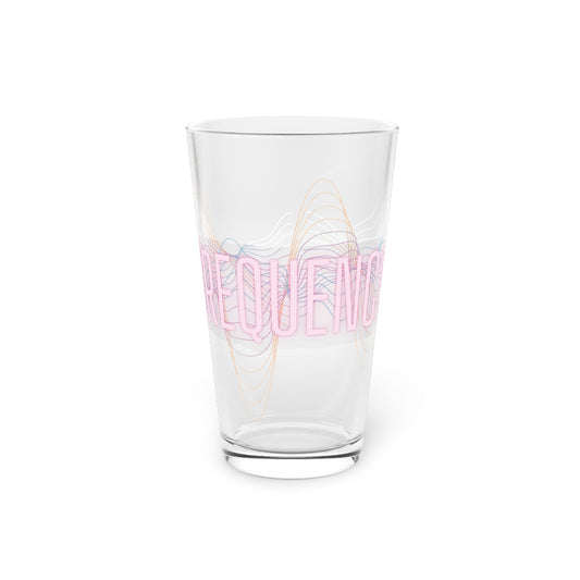 Frequency Pint Glass