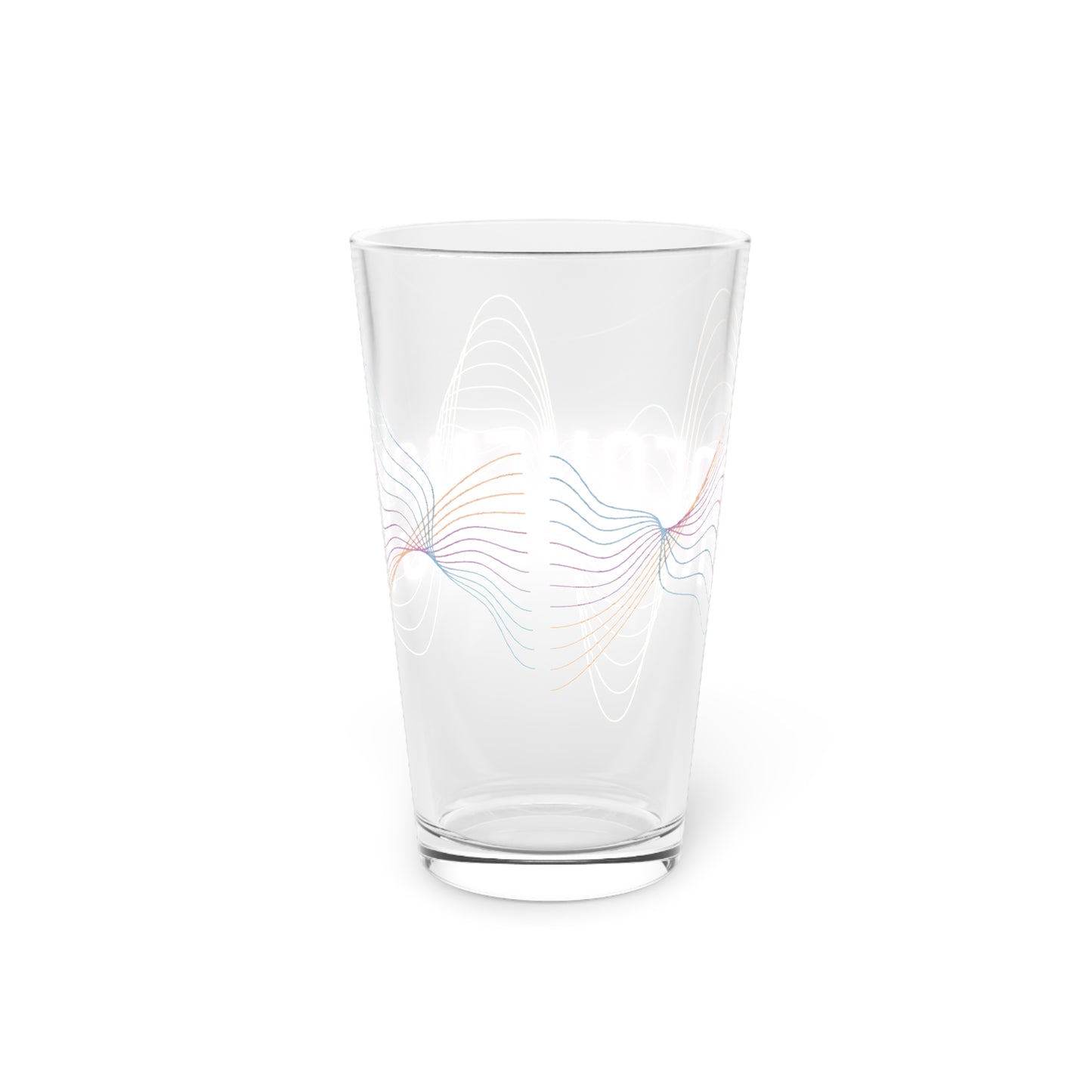 Frequency Pint Glass